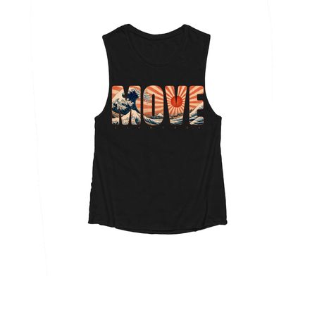 Move, a Black Women's Muscle Tank