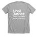 The data says NO to data centers!, a Athletic Heather Premium Unisex Tee (back-view)