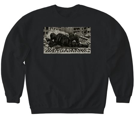 GANGAMANIC SHIRT, a Black Softstyle Crewneck Sweatshirt
