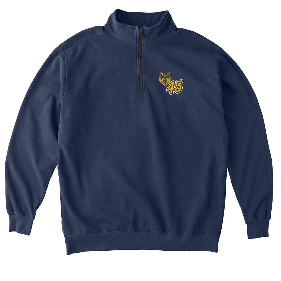 Pack 45 Class B Zip-ups, a True Navy Comfort Colors Quarter Zip Pullover