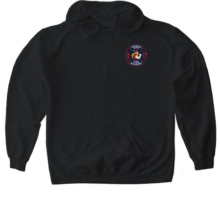Support the Huntington North Fire Academy, a Black Gildan Softstyle Pullover Hoodie