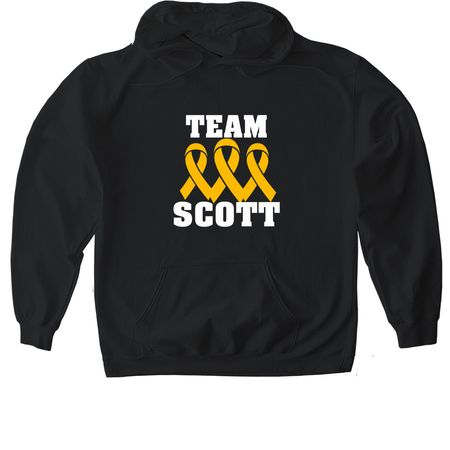 Team Scott, a Black Gildan Softstyle Pullover Hoodie