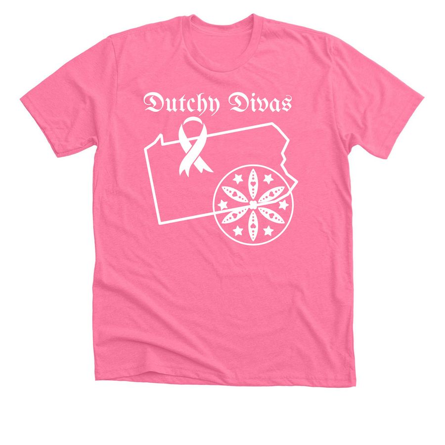 Support the Dutchy Divas, a Neon Pink Premium Unisex Tee