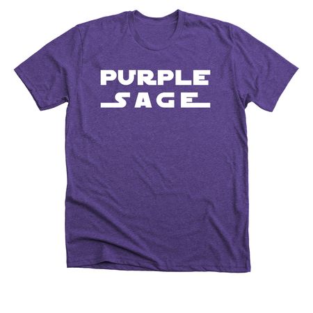 2022 - 23 Purple Sage Shirt, a Heather Team Purple Premium Unisex Tee
