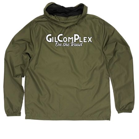 Campsite Jacket, a Army Quarter-Zip Windbreaker (back-view)