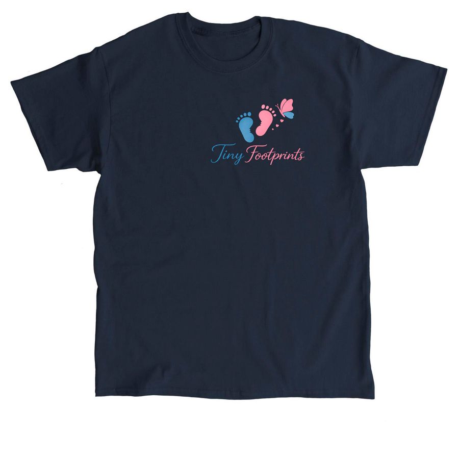 Tiny Footprints Awareness Walk, a Navy Classic Unisex Tee