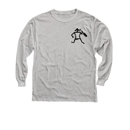 Lochsa Map, a Sport Grey Youth Long Sleeve Tee