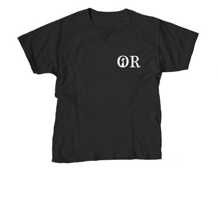 Wearables, Design B, a Black Youth Unisex Tee