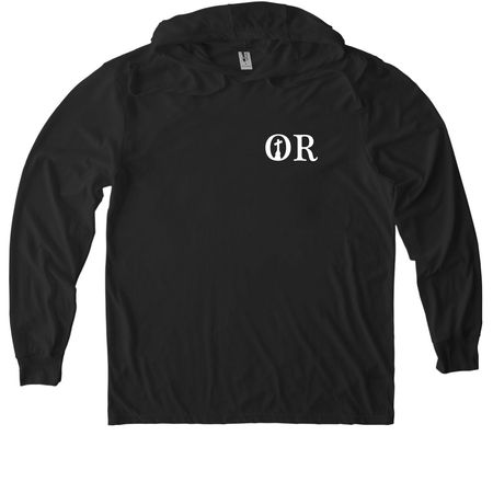 Wearables, Design B, a Space Black Allmade Eco Triblend Hoodie Tee