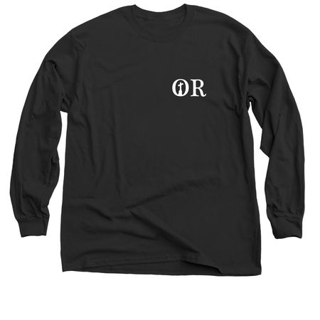 Wearables, Design B, a Black Classic Long Sleeve Tee