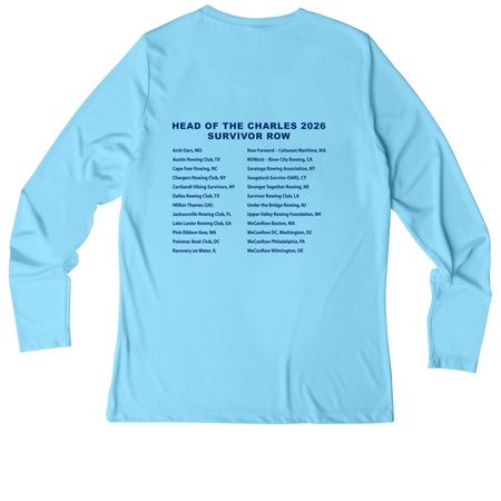 SRN/HOCR26 UV Performance Apparel, a Light Blue Women's UV Performance Long Sleeve Tee