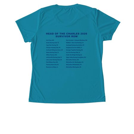 SRN/HOCR26 UV Performance Apparel, a Atomic Blue Women's Performance Tee