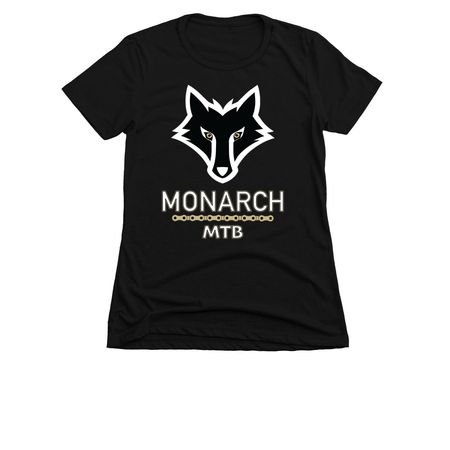 Monarch MTB 2026, a Black Women's Slim Fit Tee