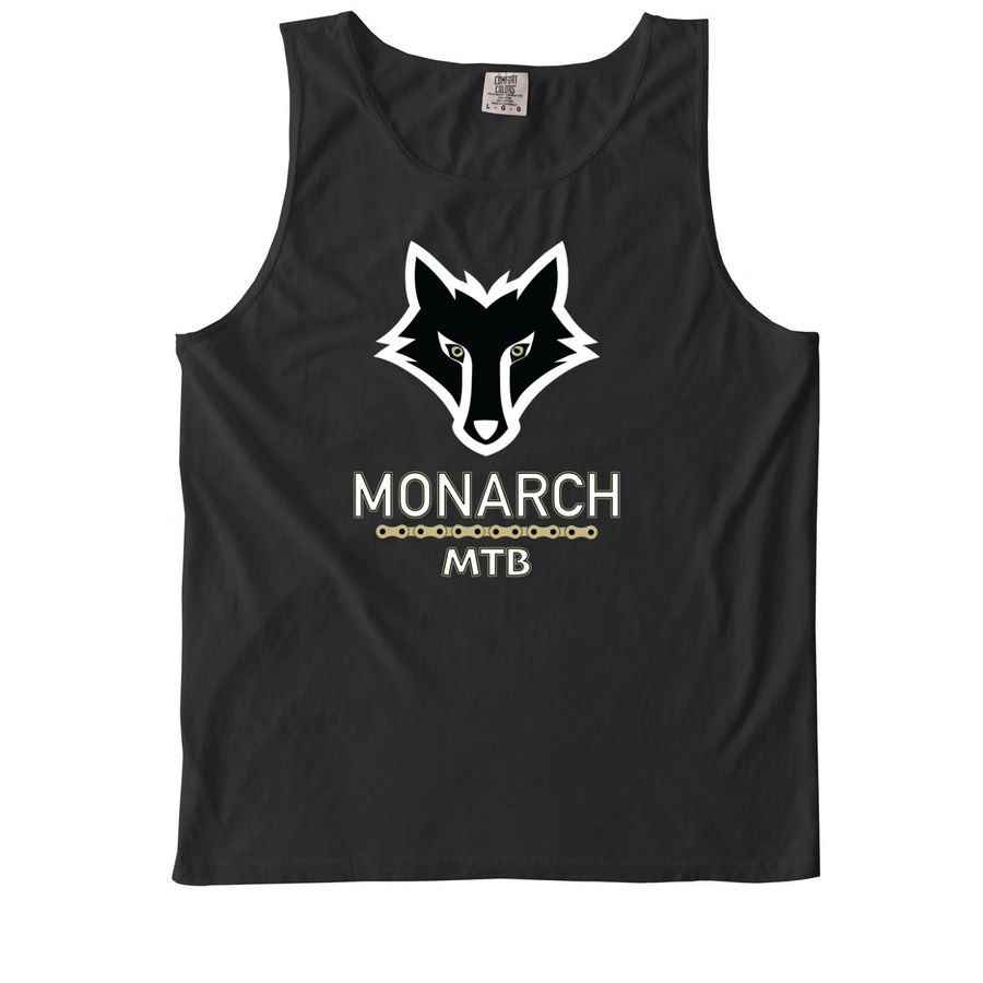 Monarch MTB 2026, a Black Comfort Colors Tank Top