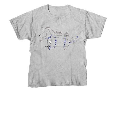 Diet Dog, a Sport Grey Youth Unisex Tee