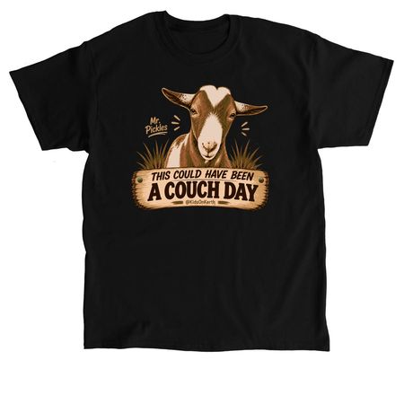 Mr. Pickles? Couch Day Tee ?, a Black Classic Unisex Tee