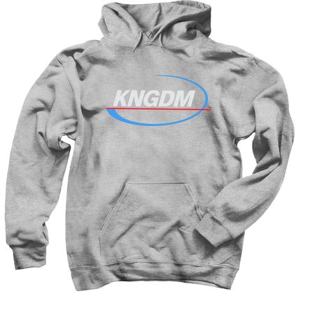 KNGDM WORLDWIDE "PHARMACY" GRAY HOODIE, a Sport Grey Pullover Hoodie