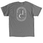 Uncommon Collective Logo T (Dark), a Charcoal Classic Unisex Tee (back-view)