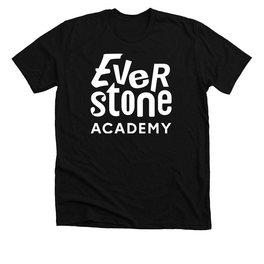 The Everyday Everstone, a Solid Black Blend Premium Unisex Tee
