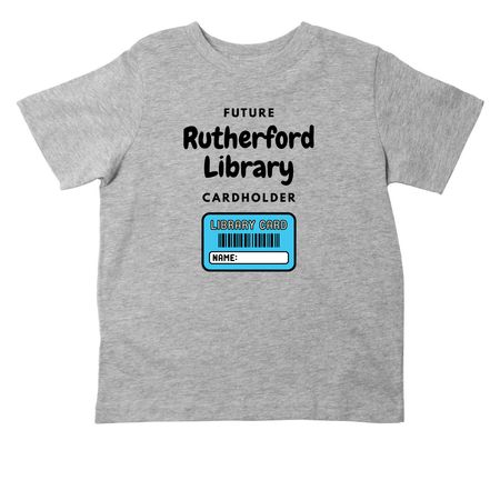 Future Library Cardholder - Toddler, a Heather Toddler Tee