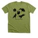 Allen the Raven, a Heather Green Premium Unisex Tee