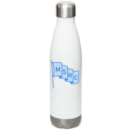 MSRC, a White Stainless Steel Water Bottle