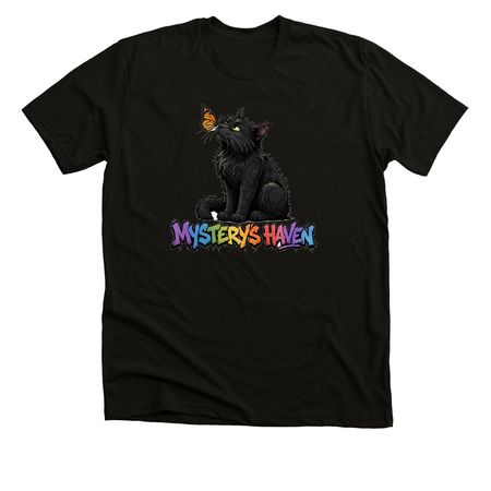 Butterfly nose, a Black Heather Premium Unisex Tee