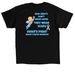 Dean's Fight: Shirts to Support Our Warrior, a Black Classic Unisex Tee (back-view)