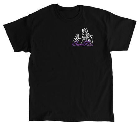 Sapphire Ribbons Shirts, a Black Classic Unisex Tee