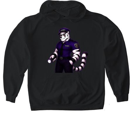 Scar FNAF Security Guard&nbsp;, a Black Gildan Softstyle Pullover Hoodie