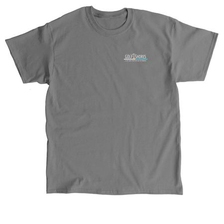 Big Beach Small Parking, a Charcoal Classic Unisex Tee