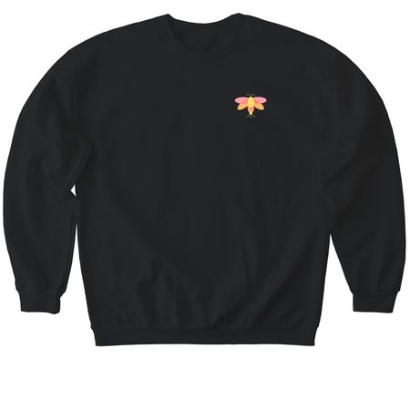 with love, a Black Softstyle Crewneck Sweatshirt