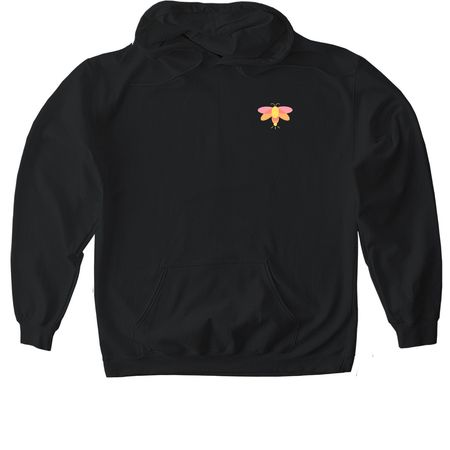 with love, a Black Gildan Softstyle Pullover Hoodie