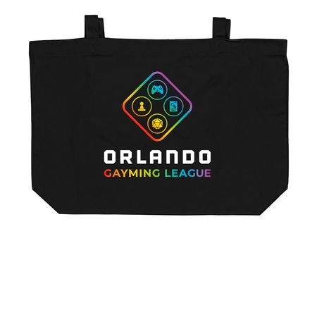 OGL Classic Tote, a Black Large Organic Cotton Tote Bag