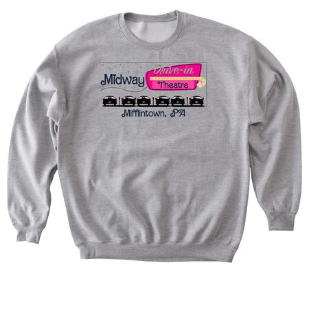 Heart Logo, a Sport Grey Softstyle Crewneck Sweatshirt