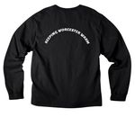 KWW ?26&nbsp;, a Black Unisex Heavyweight Long Sleeve Tee (back-view)