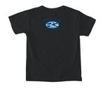 Protect the Rice's Whale, a Black Comfort Colors Youth Tee (back-view)