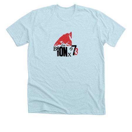Bronx Urbano, a Heather Ice Blue Premium Unisex Tee