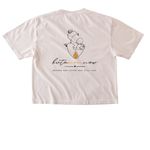 Before Her. After Her. Still Her., a Ivory Comfort Colors Boxy Tee (back-view)