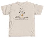Before Her. After Her. Still Her., a Ivory Comfort Colors Unisex Tee (back-view)