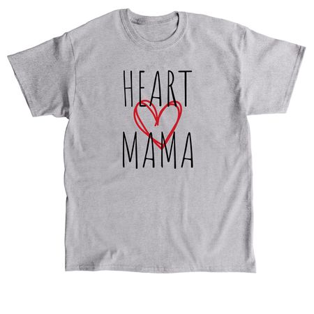 Heart Mama, a Sport Grey Classic Unisex Tee