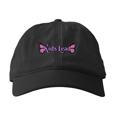 Kids Lead Hats, a Black Printed Eco Baseball Cap