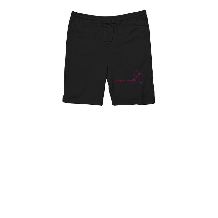 ROUTE 5017 | Cover Your Butt, a Black Midweight Fleece Shorts