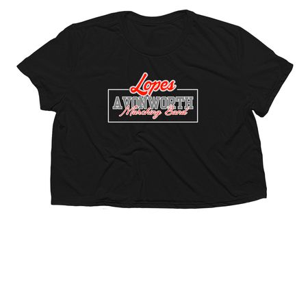 Avonworth Lopes, a Black Women?s Flowy Cropped Tee