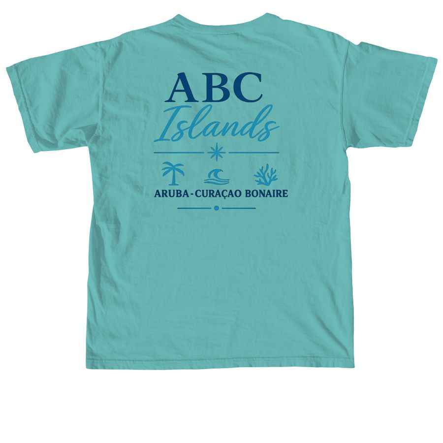 Annual Cruise 2027, a Seafoam Comfort Colors Unisex Tee (back-view)