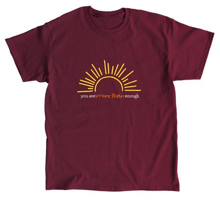 More Than Enough | Warriors Maroon, a Maroon Classic Unisex Tee