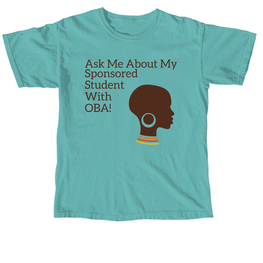 Proud Sponsor, a Seafoam Comfort Colors Unisex Tee
