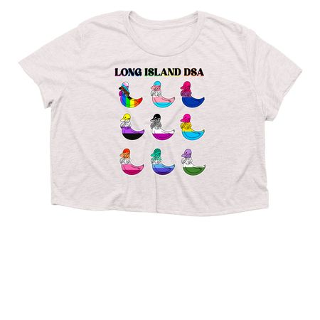 LIDSA ? Pride ????&nbsp;, a Heather Dust Women?s Flowy Cropped Tee