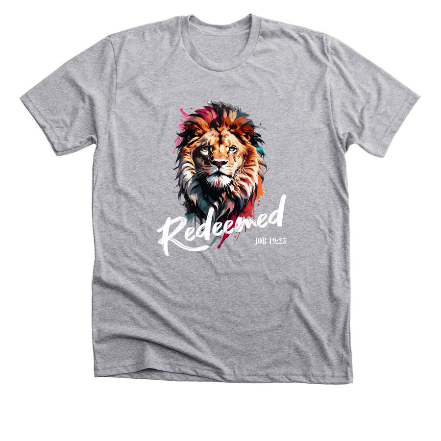Redeemed!, a Athletic Heather Premium Unisex Tee