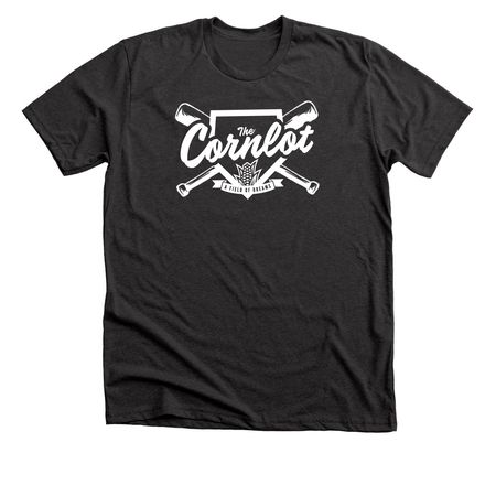 Cornlot Classic T-Shirt (Wht), a Dark Grey Heather Premium Unisex Tee